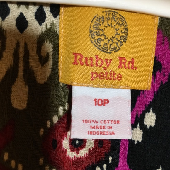 Ruby Road Petite Colorful Jacket Size 10P - Picture 6 of 7